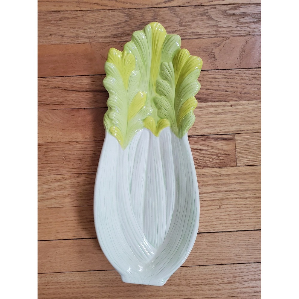Vintage Ceramic Celery Dish by Collette 1974